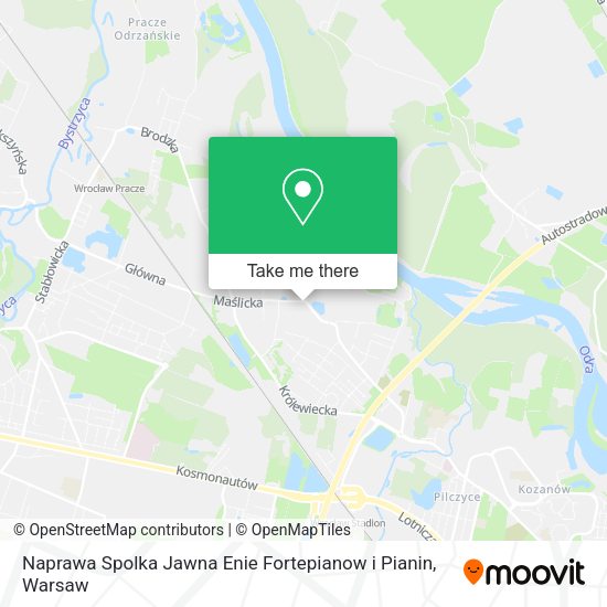 Naprawa Spolka Jawna Enie Fortepianow i Pianin map