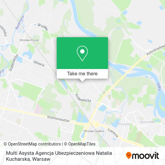 Multi Asysta Agencja Ubezpieczeniowa Natalia Kucharska map