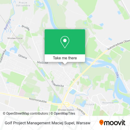 Golf Project Management Maciej Supel map