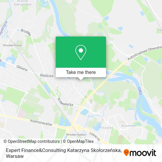 Expert Finance&Consulting Katarzyna Skołorzeńska map