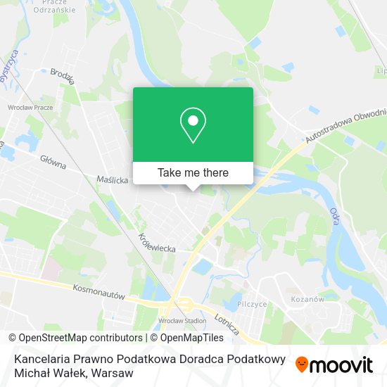 Kancelaria Prawno Podatkowa Doradca Podatkowy Michał Wałek map