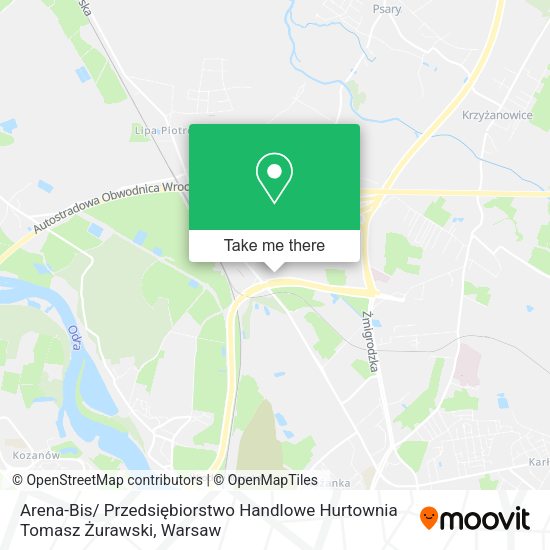 Arena-Bis/ Przedsiębiorstwo Handlowe Hurtownia Tomasz Żurawski map