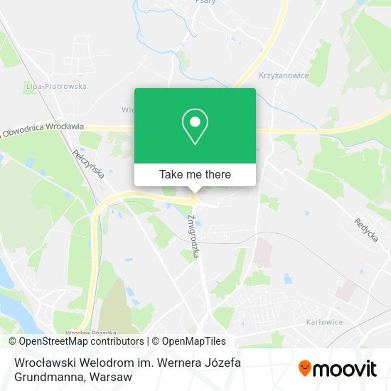 Wrocławski Welodrom im. Wernera Józefa Grundmanna map