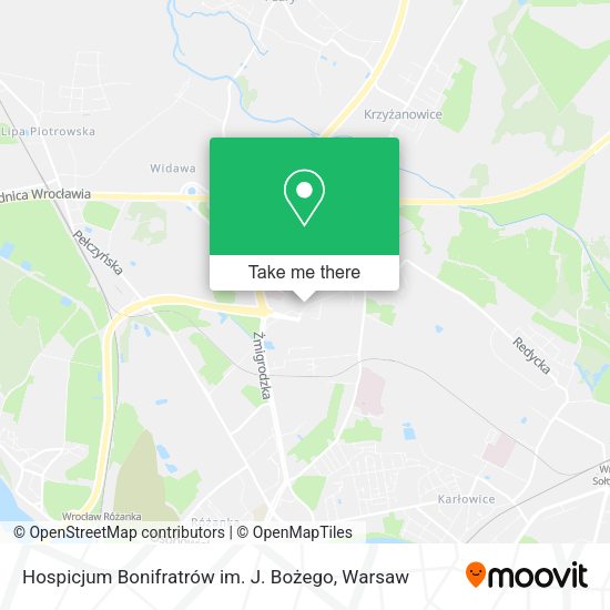 Hospicjum Bonifratrów im. J. Bożego map