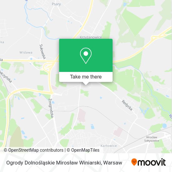 Ogrody Dolnośląskie Mirosław Winiarski map