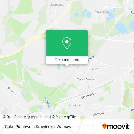 Gala. Pracownia Krawiecka map