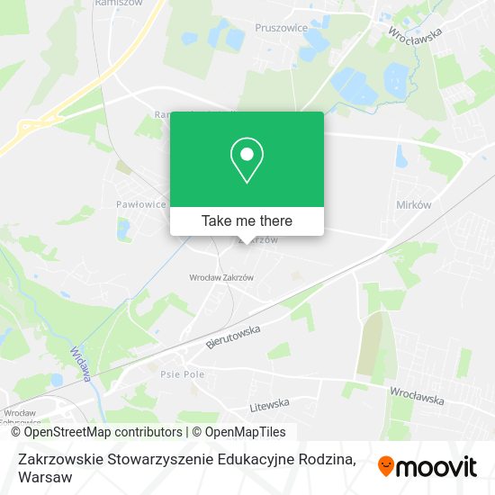 Карта Zakrzowskie Stowarzyszenie Edukacyjne Rodzina