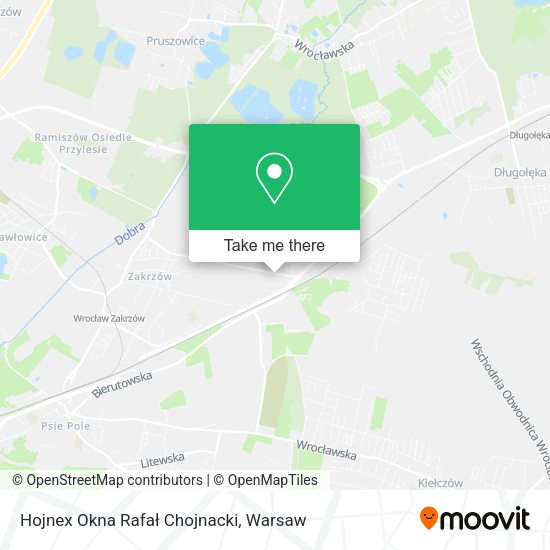 Hojnex Okna Rafał Chojnacki map