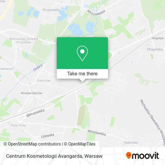 Centrum Kosmetologii Avangarda map