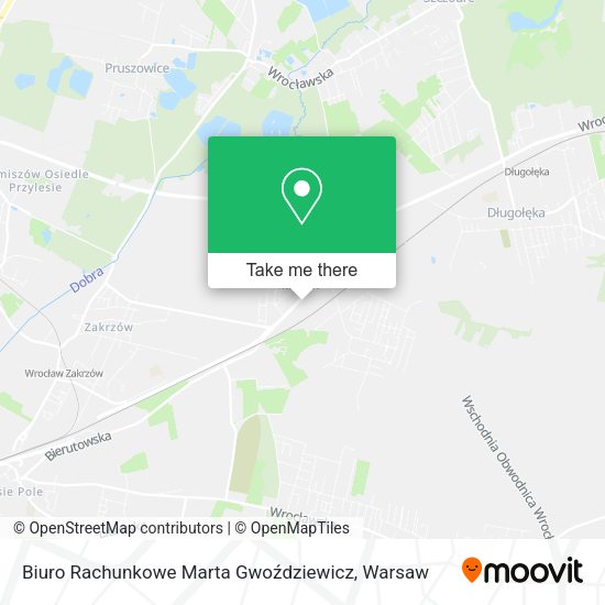 Biuro Rachunkowe Marta Gwoździewicz map