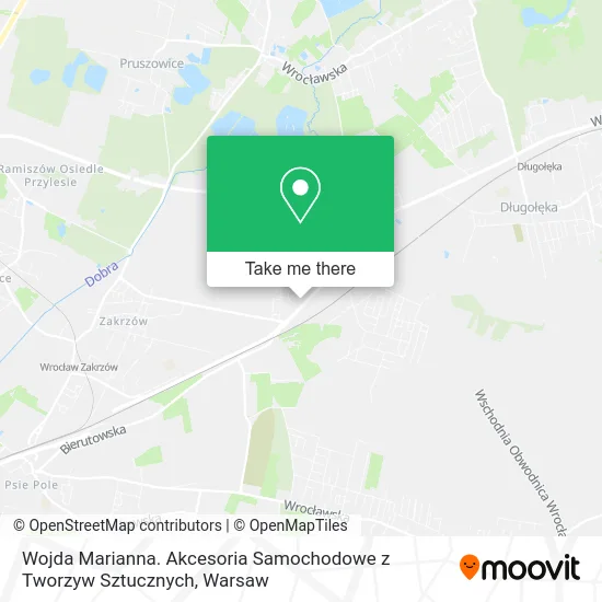 Wojda Marianna. Akcesoria Samochodowe z Tworzyw Sztucznych map