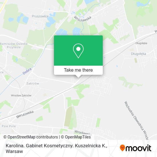 Karolina. Gabinet Kosmetyczny. Kuszelnicka K. map