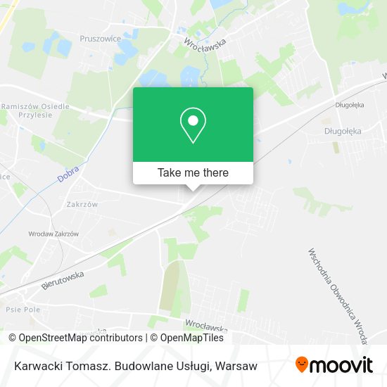 Karwacki Tomasz. Budowlane Usługi map