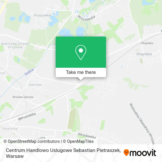 Карта Centrum Handlowo Uslugowe Sebastian Pietraszek