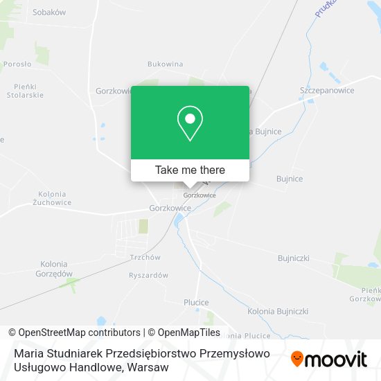 Maria Studniarek Przedsiębiorstwo Przemysłowo Usługowo Handlowe map