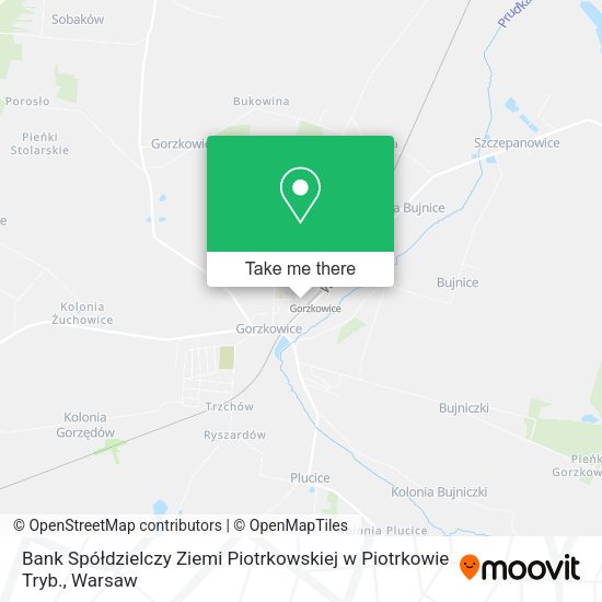 Bank Spółdzielczy Ziemi Piotrkowskiej w Piotrkowie Tryb. map