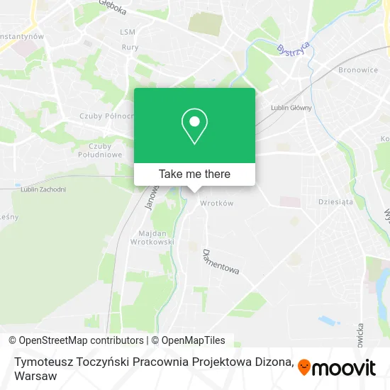 Карта Tymoteusz Toczyński Pracownia Projektowa Dizona