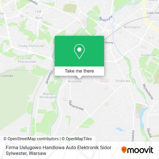 Firma Usługowo Handlowa Auto Elektronik Sidor Sylwester map