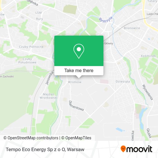 Tempo Eco Energy Sp z o O map