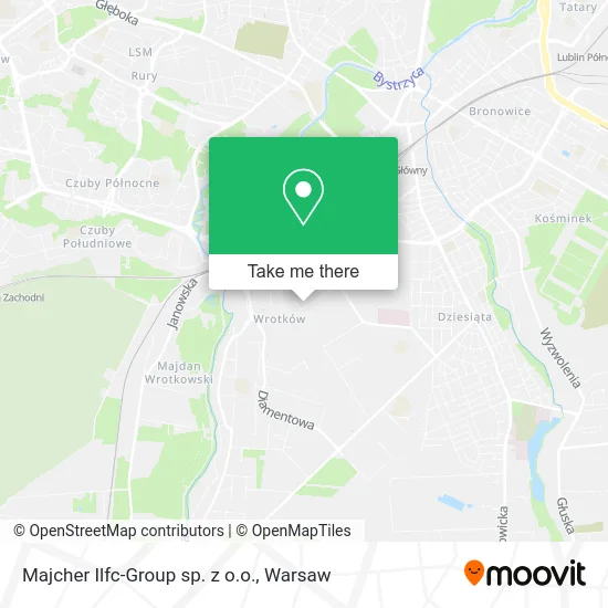 Карта Majcher Ilfc-Group sp. z o.o.