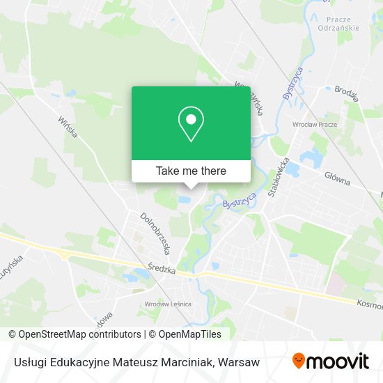 Usługi Edukacyjne Mateusz Marciniak map