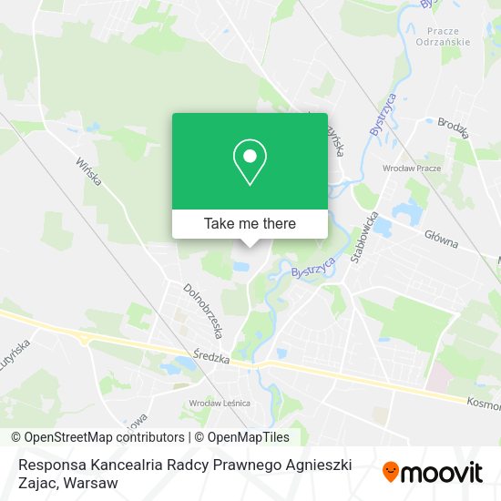 Responsa Kancealria Radcy Prawnego Agnieszki Zajac map