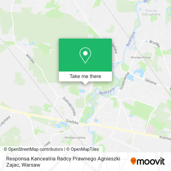 Карта Responsa Kancealria Radcy Prawnego Agnieszki Zajac
