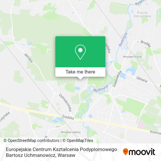 Europejskie Centrum Kształcenia Podyplomowego Bartosz Uchmanowicz map