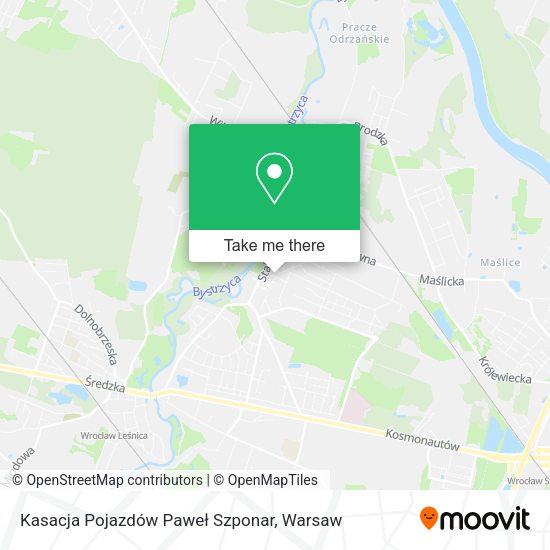 Kasacja Pojazdów Paweł Szponar map