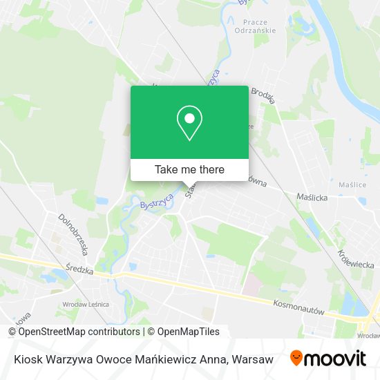 Kiosk Warzywa Owoce Mańkiewicz Anna map