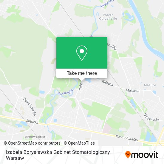 Izabela Borysławska Gabinet Stomatologiczny map