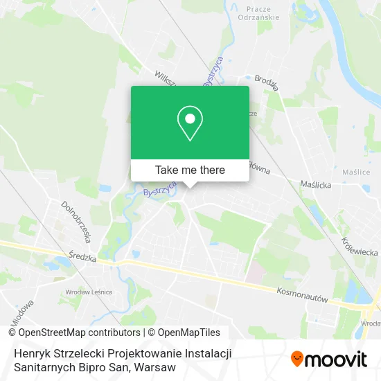 Карта Henryk Strzelecki Projektowanie Instalacji Sanitarnych Bipro San