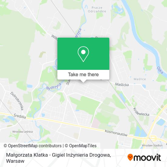 Małgorzata Klatka - Gigiel Inżynieria Drogowa map