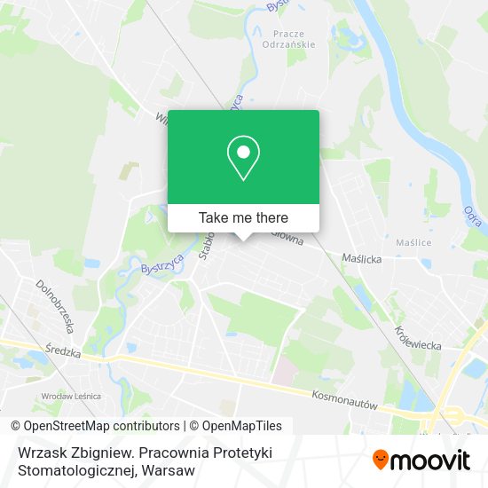 Wrzask Zbigniew. Pracownia Protetyki Stomatologicznej map