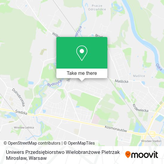 Uniwers Przedsiębiorstwo Wielobranżowe Pietrzak Mirosław map