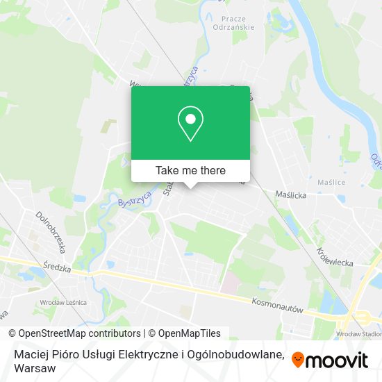 Maciej Pióro Usługi Elektryczne i Ogólnobudowlane map