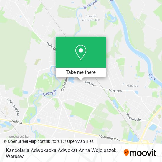 Kancelaria Adwokacka Adwokat Anna Wojcieszek map