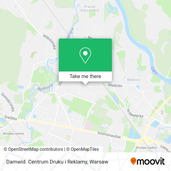 Damwid. Centrum Druku i Reklamy map