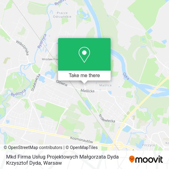 Mkd Firma Usług Projektowych Małgorzata Dyda Krzysztof Dyda map