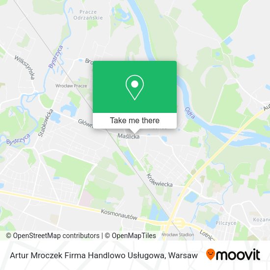 Artur Mroczek Firma Handlowo Usługowa map