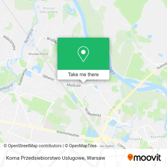 Карта Koma Przedsiebiorstwo Uslugowe