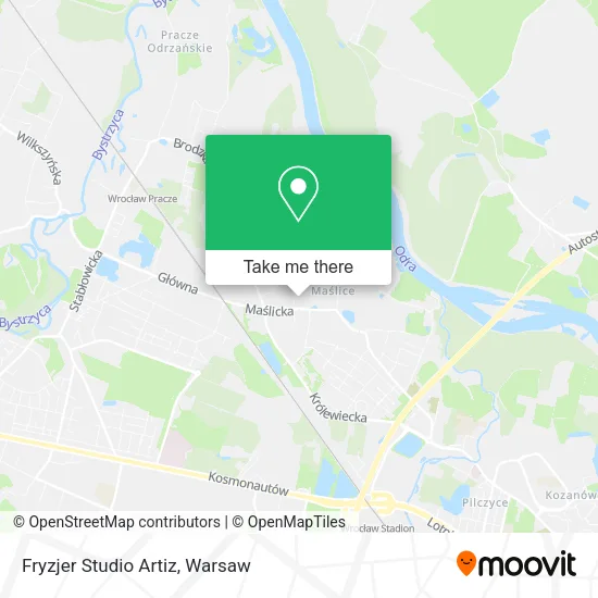 Карта Fryzjer Studio Artiz
