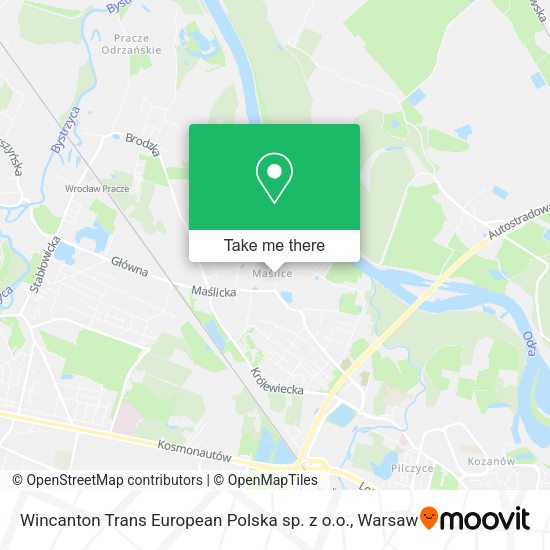 Wincanton Trans European Polska sp. z o.o. map