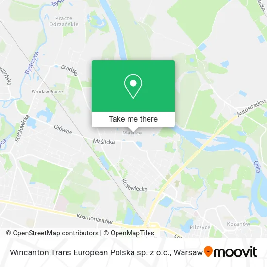 Карта Wincanton Trans European Polska sp. z o.o.