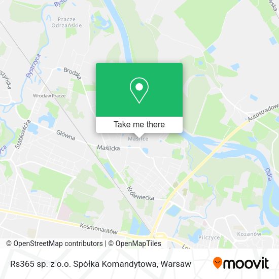 Rs365 sp. z o.o. Spółka Komandytowa map