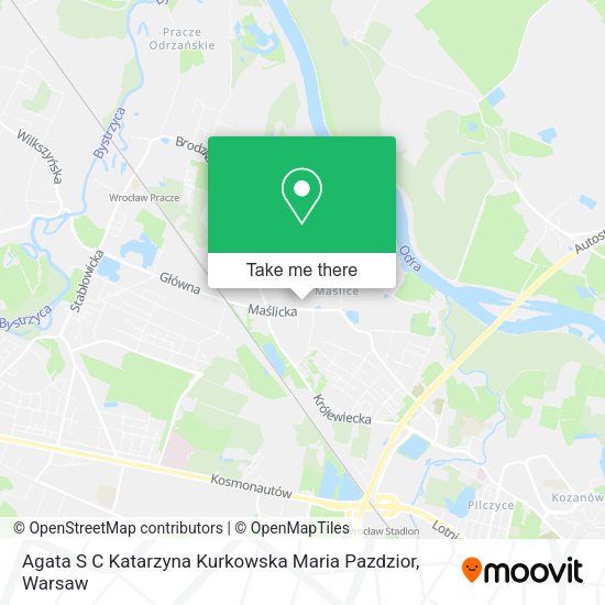 Agata S C Katarzyna Kurkowska Maria Pazdzior map