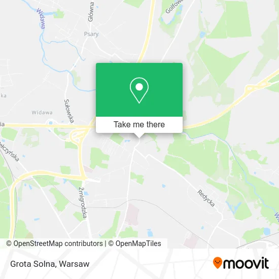 Карта Grota Solna