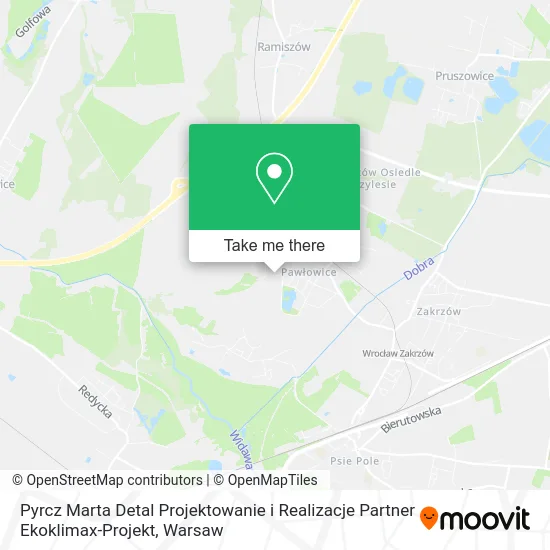 Карта Pyrcz Marta Detal Projektowanie i Realizacje Partner Ekoklimax-Projekt