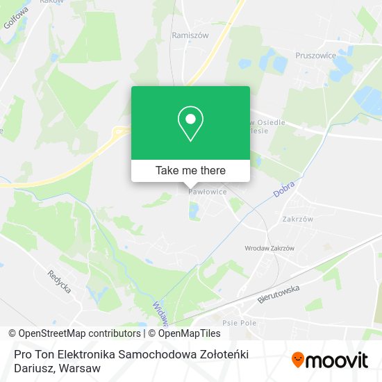 Карта Pro Ton Elektronika Samochodowa Zołoteńki Dariusz