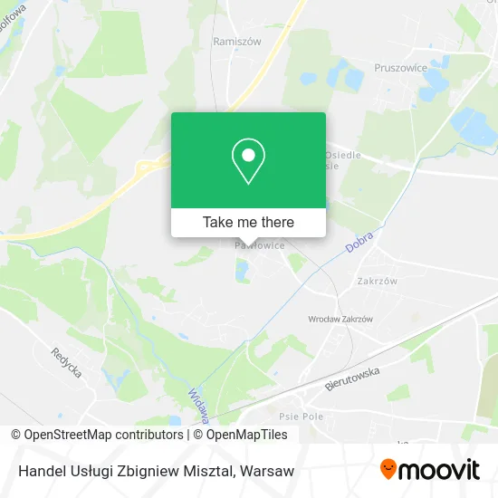 Карта Handel Usługi Zbigniew Misztal